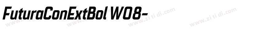 FuturaConExtBol W08字体转换